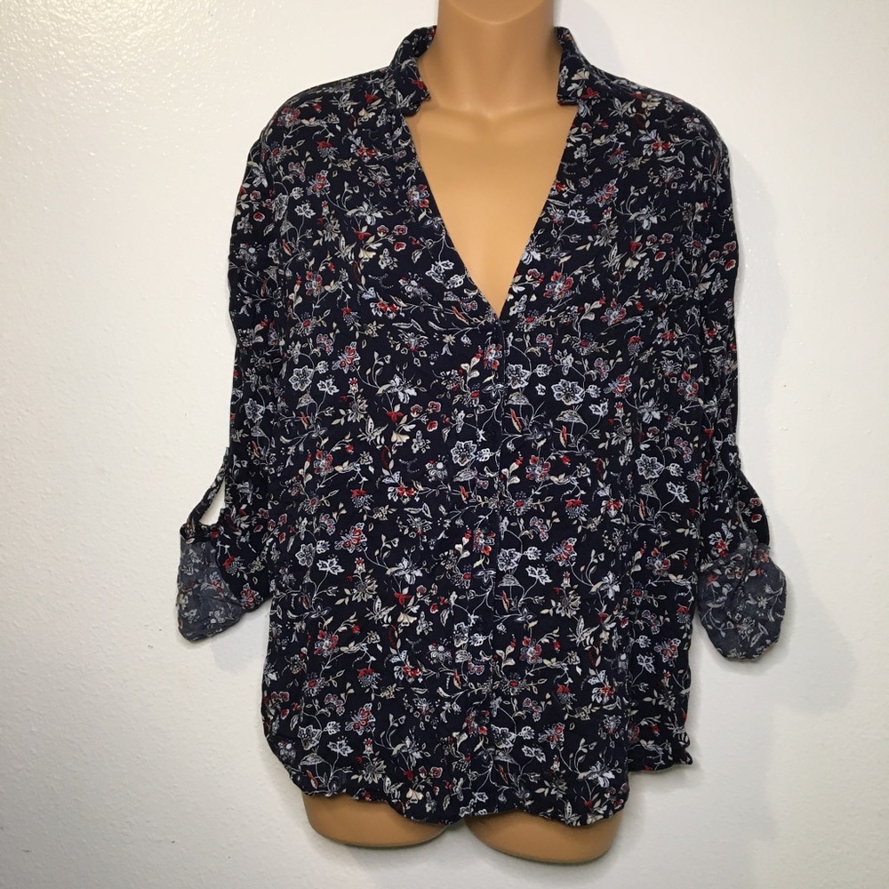 Zara floral bouse